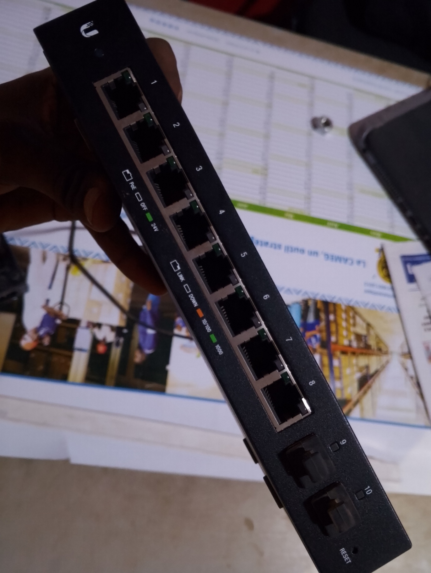 Switch PoE 10 ports